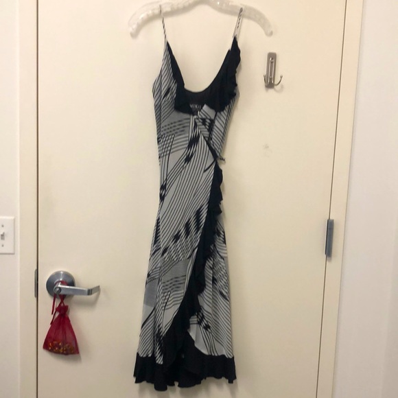 Mikai wrap spaghetti strap dress- size - small - Picture 2 of 8